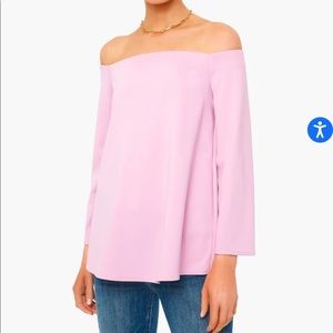 TUCKERNUCK BLUSH Miranda off the shoulder blouse